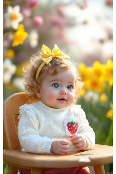 PEAR BABY Strawberry Detailed Seasonal Baby & Kids Snap Fastener Top and Bottom Set