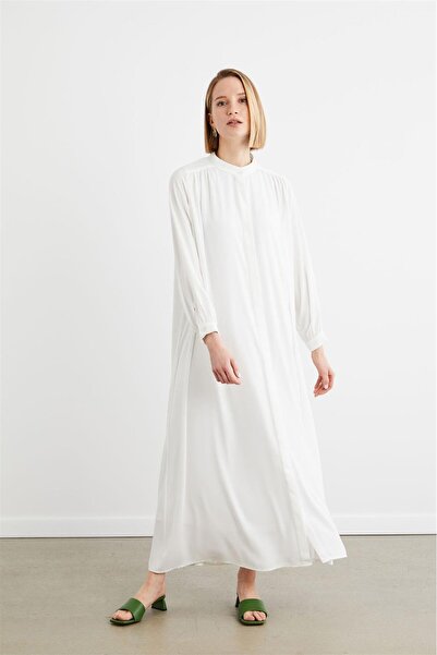 TERZİ DÜKKANI YAZ ELBİSE BEYAZ