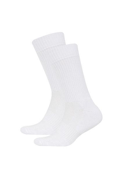 DeFacto 2-teilige Baumwoll-Frottee-Sportsocken für Herren Z4302azns