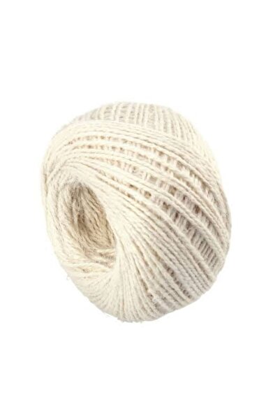 OZN AKSESUAR Σχοινί από γιούτα Ψάθινο σχοινί Καλαμάκι Καλαμάκι 2 τεμαχίων Κρεμ Χρώμα