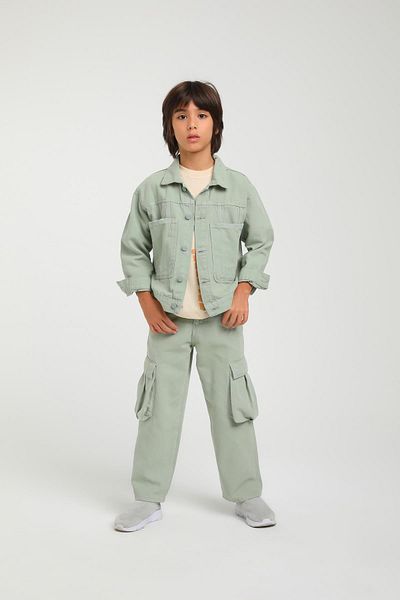 Jack Lions 3-Piece Cargo Pocket Pants and Jacket Boy's Set