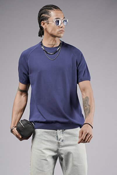 Butik TREND WE Crew Neck Raglan Sleeve Regular Fit κοντομάνικο πλεκτό T-shirt