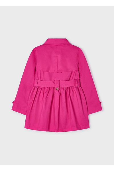 MAYORAL Single Shoulder Flap Detail Girl's Trench Coat
