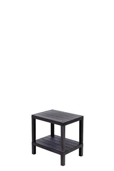 Herevin Siyah Renk 2 Katlı Modüler Raf 39 cm x 29 cm h: 39 cm