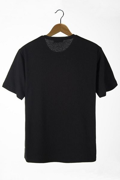 DUBU BUTİK Playing Card T-shirt - Black Printed Oversize Crew Neck Short Sleeve T-Shirt