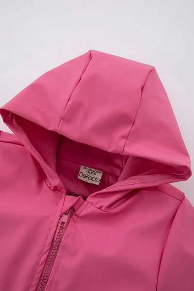 DeFacto Baby Girl Water Repellent Combed Lined Hooded Coat Z1351a223sp