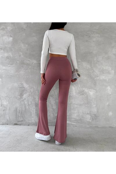 viviza Women's Stretchy Lycra High Waist No Show Steel Mesh Gathering Spanish Leggings Pants