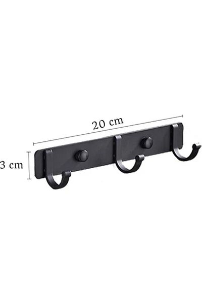 ardini Black Aluminum 3-piece Hanger Mat Set