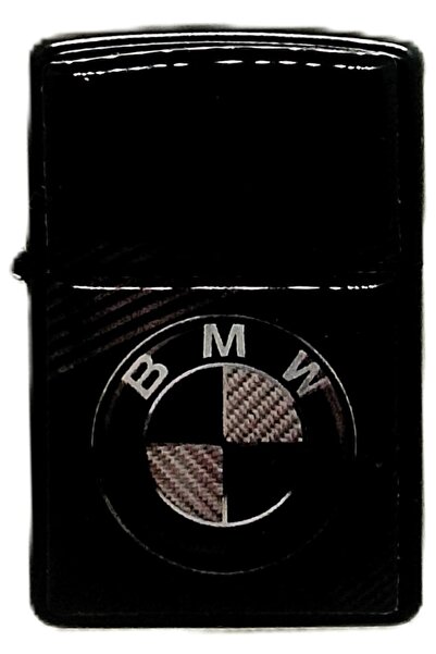 ATA TANITIM Ata Tanıtım Yüksek Kaliteli Benzinli Klasik Çakmak. Siyah BMW Logolu