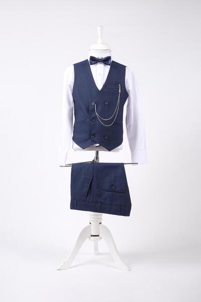 Doctor junior Erkek Çocuk Kareli Takım Elbise