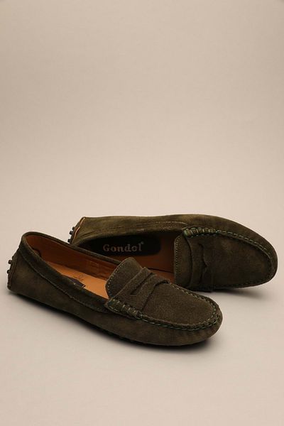 Gondol Mocasnic Genuin Rockery Classic pentru femei Kaki 36 ttx.789