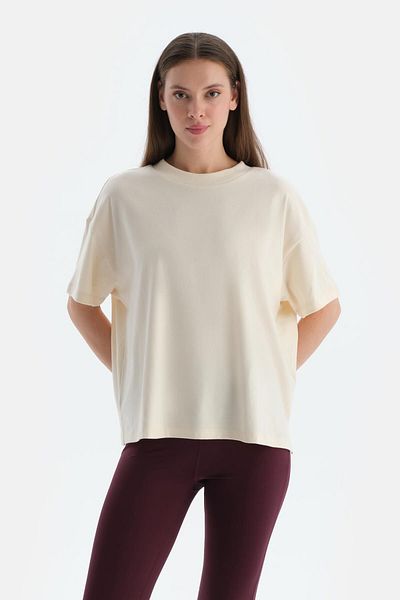 Dagi Εκρού Γυναικείο T-Shirt