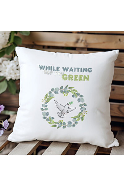 qoeuyl boutique Dok čekate zeleni Štampano poklon vlakno saten Dekorativni ja...