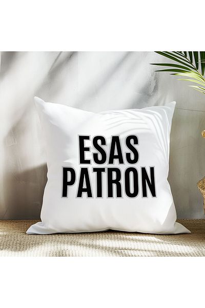 qoeuyl boutique Essential Boss Wife Printed Wife Lover Romantic Gift Fiber Satin Decorative Pillow