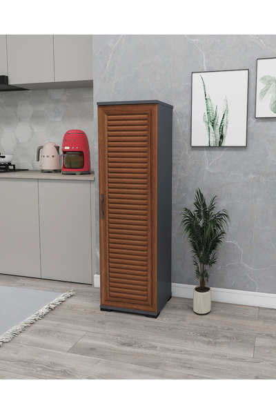 IRMAK DÜNYASI Çok Amaçlı Membran Kapaklı Dolap Mutfak Dolabı Kiler Dolabı Tek...