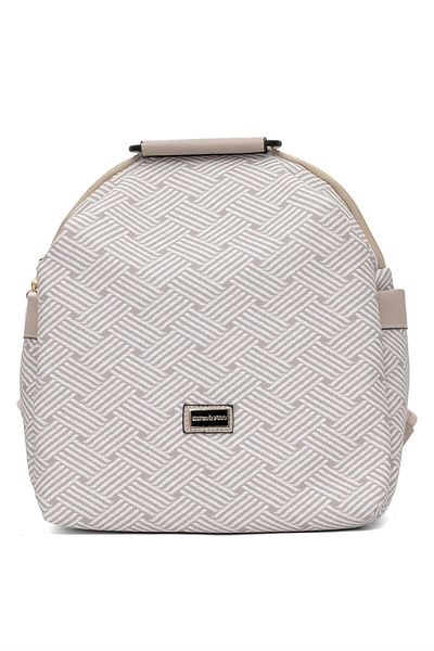 Silver Polo Μπεζ σακίδιο πλάτης 771 μοντέλο για γυναίκες
