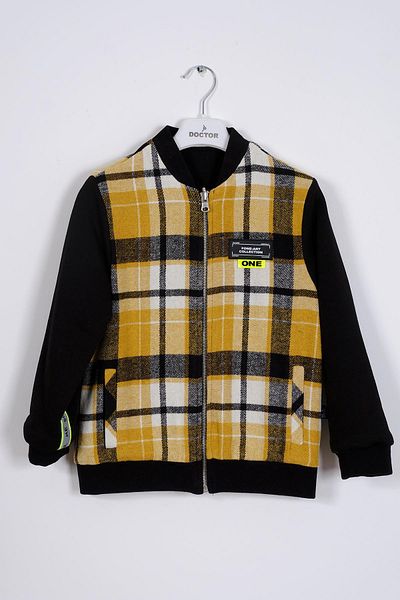 Doctor junior Double Sided Boy's Lumberjack College Coat