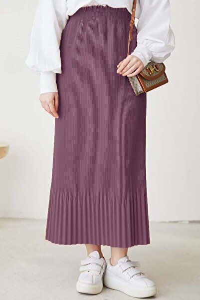 benguen Lilac 205 Pleated Hijab Skirt
