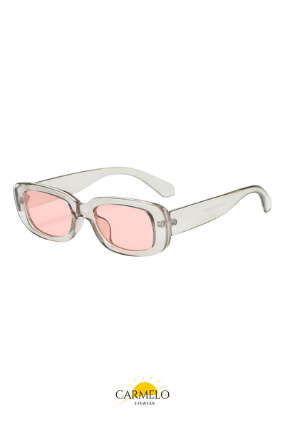 Carmelo Eyewear C01gk008 النظارات الشمسية المستقطبة البيضاء للمرأة