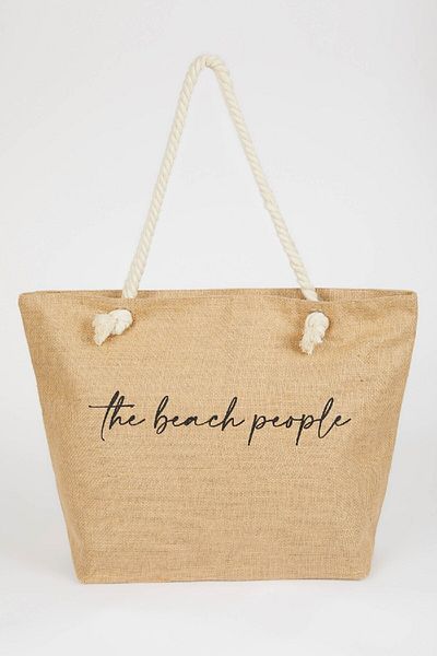 DeFacto Damen-Strandtasche aus Stroh Z4429azns