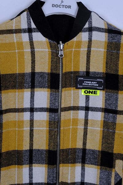 Doctor junior Double Sided Boy's Lumberjack College Coat
