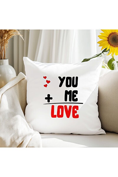 qoeuyl boutique Ti + Ja = Ljubav Štampano Par Ljubavnik Romantični Poklon Vla...