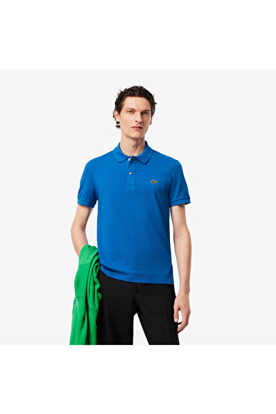 Lacoste L.12.12 Erkek Slim Fit Mavi Polo