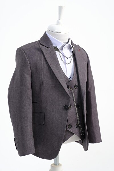 Doctor junior Erkek Çocuk Spor Ceket Yelek Iki Parça Takım