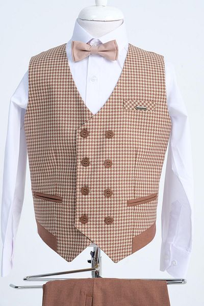 Doctor junior Slim Fit 2 részes öltöny és Houndstooth fiúknak