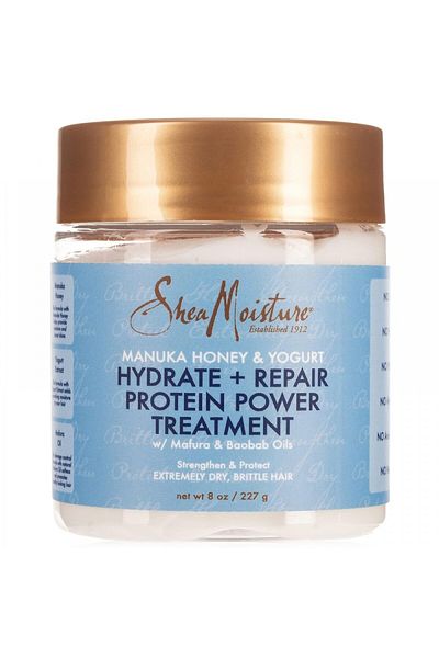 Shea Moisture SHEA-MANUKA & YOGURT HYDRATE + REPAIR PROTEIN-STRONG TREATMENT 8oz