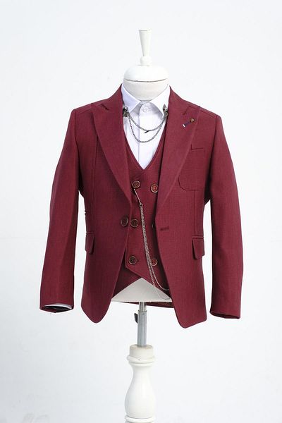 Doctor junior Boy&#39;s Sports Jacket Vest Two Piece Suit