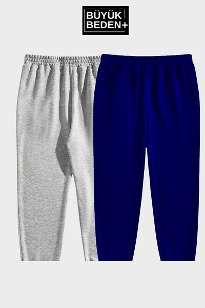 Superlife Süperlife Double Plus Size Cover Leg Λεπτό Φούτερ Spr25bea52-2