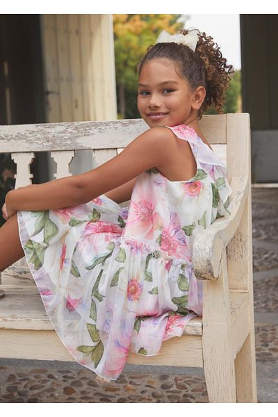 MAYORAL Abel&lula Girl's Chiffon Dress