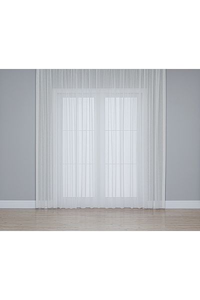 Gauze Fabric Design Ecru Linen Plus Plain Tulle Curtain Does Not Iron
