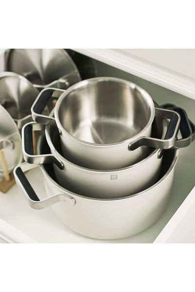 ZWILLING 3 Piece Pure Cookware Set - Ivory