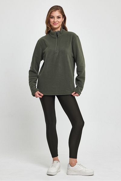 Superlife Γυναικείο φούτερ με μισό φερμουάρ Softech Fleece Superlife