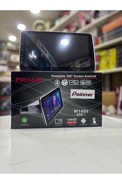 Mat QLED EKRAN 10.1inç Android 15 Tek Din Carplay 360 Derece Ekran Multimedya...