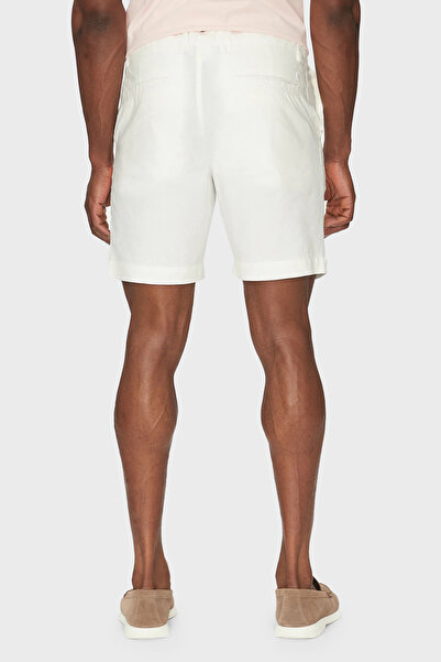 BOSS Streç Keten Karışımlı Regular Fit Normal Bel Short Erkek SHORT 50538016 100