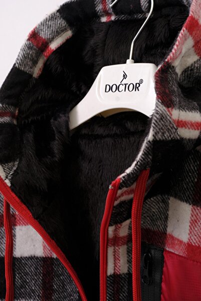 Doctor junior Boy's Lumberjack Kangaroo Coat