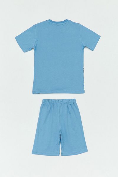 Fulla Moda 2 Piece Boy's Set with Tiger Printed Shorts