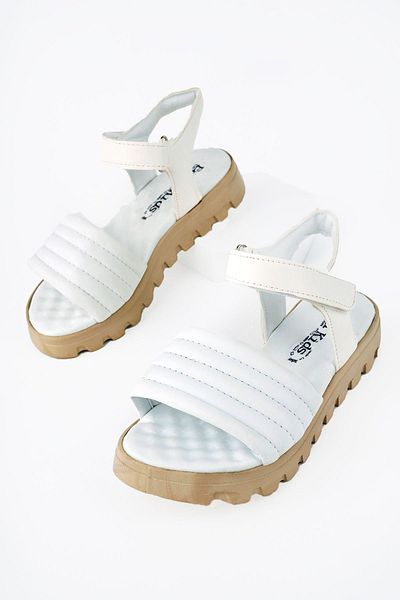 epaavm Wedge Heel White Girl's Shoes