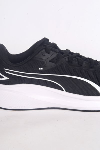 Puma 379437-01 Skyrocket Lite - Pantofi ortopedici flexibili și ușori cu model de toc alb și negru
