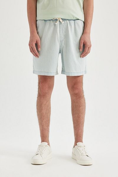 DeFacto Relaxed Cut Jean Short Bermuda - Z4459AZ24SM