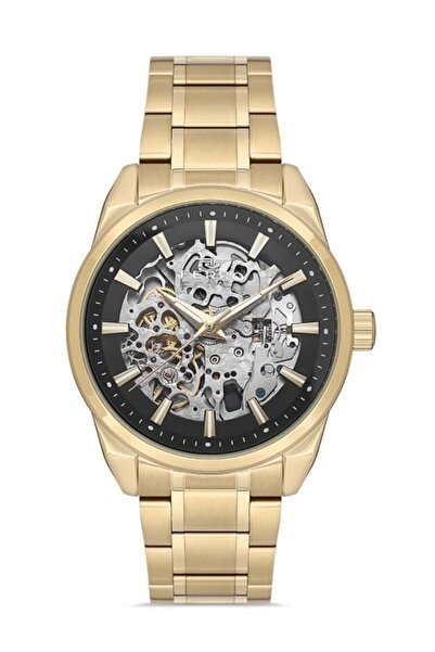 FERRO Sarı Çelik Kordon Erkek Kol Saati FM40106A-B2