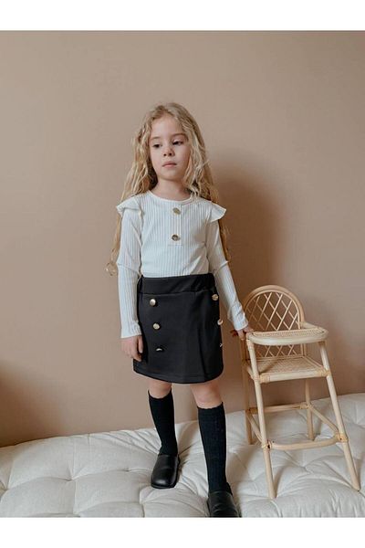 YİGİT BUTİK Set de top pentru fete Yigit Butik Scuba Skirted