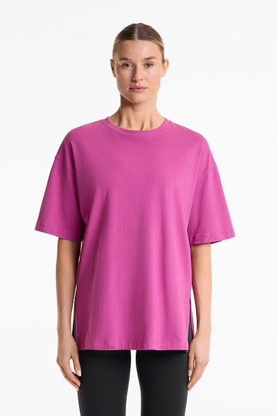 Oysho Short sleeve cotton blend T-shirt