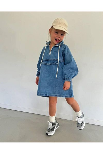 YİGİT BUTİK Rochie din denim pentru fete Yigit Butik