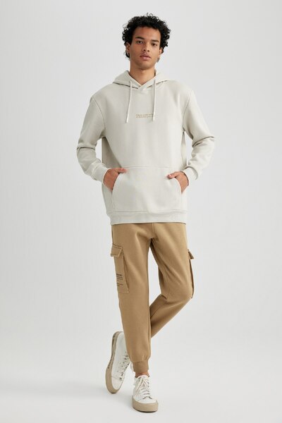 DeFacto Regular Fit Cargo Pocket Jogger Sweatpants - ίσια μέση με κορδόνια Y5533az23au