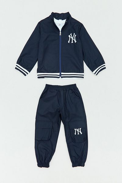 Fulla Moda Ny Embroidered Parachute Fabric Boy's 3 Piece Set