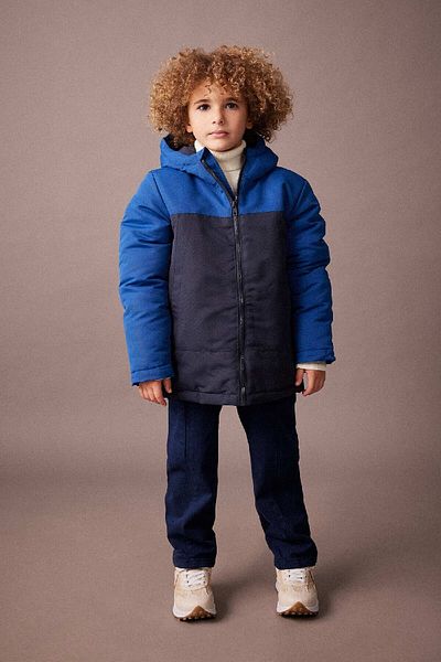 DeFacto Boy's Hooded Water Repellent Coat - A2521a823wn
